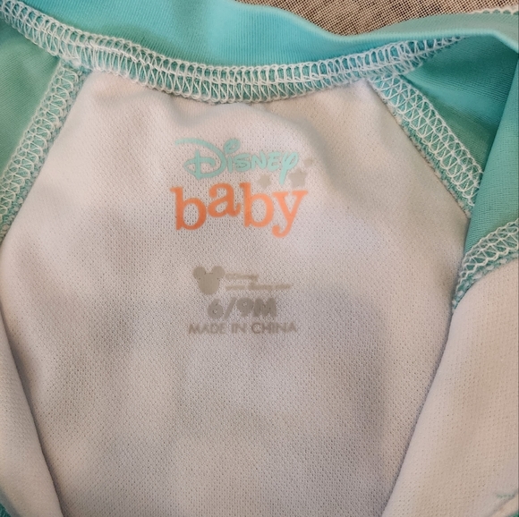 Mickey Mouse Short Sleeve Rashguard Swimsuit Size 6Months & 12 Months - Picture 2 of 3